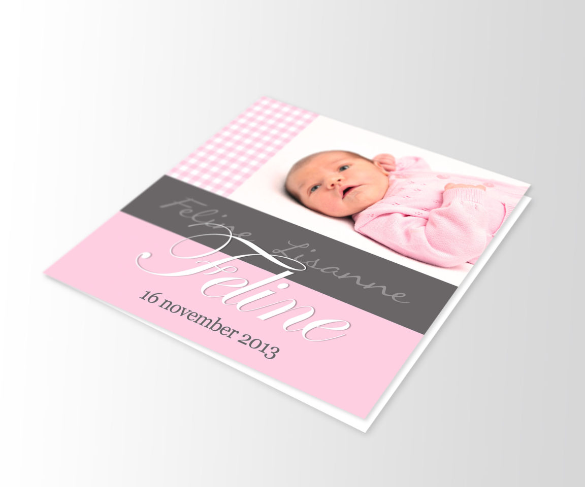 Geboortekaartje Feline